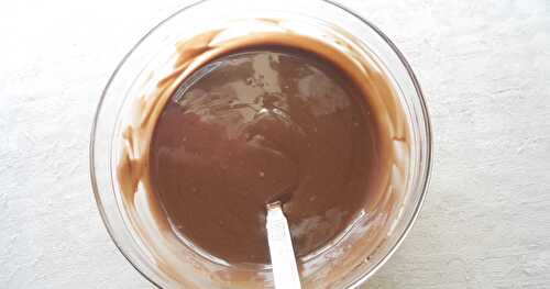 Chocolate Ganache | How to make simple chocolate ganache