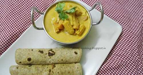 Creamy Gravy with Baby corn&Carrot | Side dish for Roti/Naan