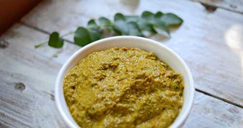 Curry Leaves Chutney| Curry Leaves Coconut Dip | Karuvepillai Thengai Thogayal