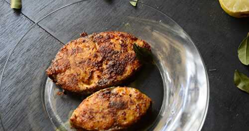 Curry Leaves infused Fish Fry | Curry Leaf Flavored Vanjaram  Fish Fry