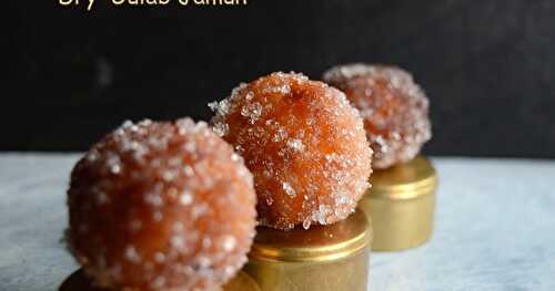 Dry Gulab Jamun | Easy Diwali Sweet 