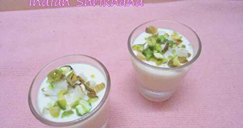 Easy Shrikhand |  Recipe with  Hung Curd |  Quick Dessert