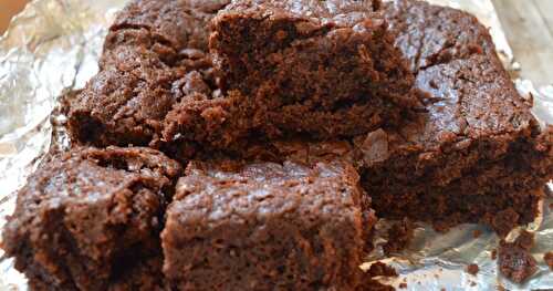 Fudgy Brownies | Double Chocolate Brownies