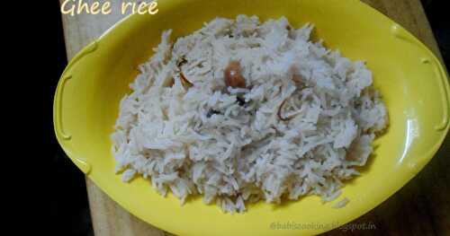 Ghee Rice / Nei Choru | Easy  Lunch Box 
