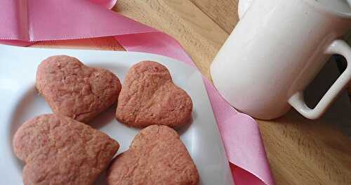 Heart Beet Cookies | Beetroot Cookies | Valentine Day's special | Eggless & Butterless