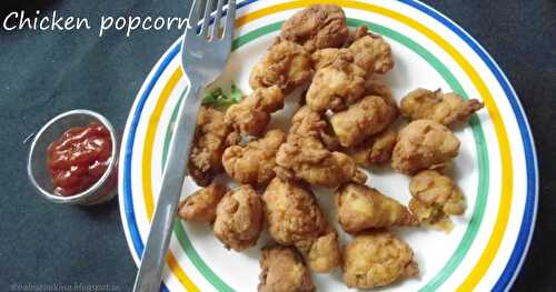 Homemade Chicken Popcorn | Chicken Recipe  | Step by Step pictures