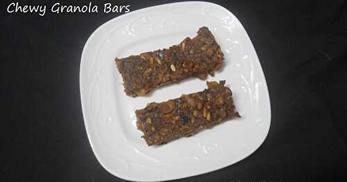 Homemade Granola Bars | Chewy Granola Bar | Healthy breakfast bars