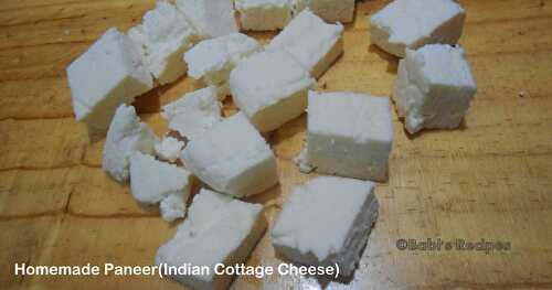 Homemade Paneer ( Indian Cottage Cheese ) | Kitchen Basics