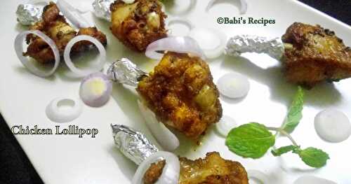 How to cut chicken wings for chicken Lollipop | Chicken Lollipop recipe & How to cut it ( with Video)
