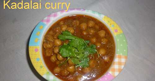 Kadalai curry | side dish for aapam,puttu