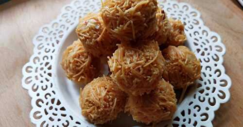 Kunafa balls / vermicelli truffles