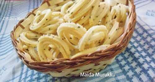 Maida Murukku (Chakli )   | Instant Murukku recipe