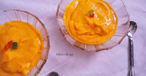 Mango Pudding |  Mango Recipe