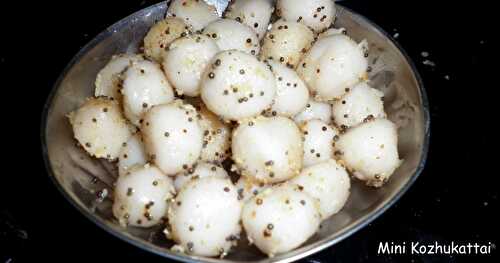 Mini Kozhukattai (Video recipe)