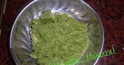 Mint-Coriander Thogayal