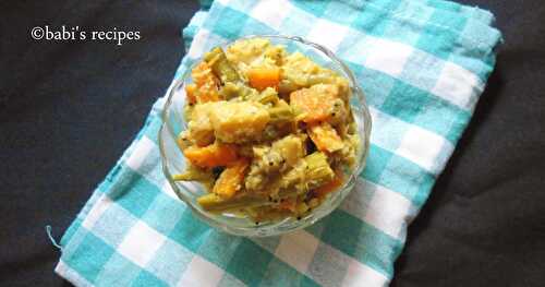 Mixed vegetable- Aviyal (kerala style)