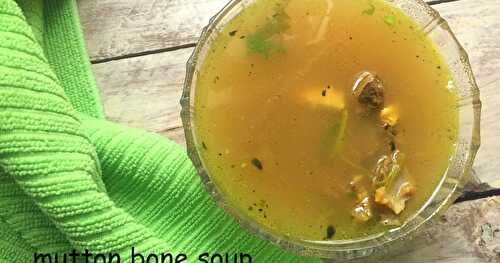 Mutton rib bone soup | Mutton bone soup | how to make soup