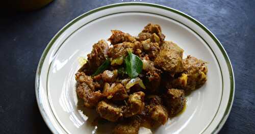 Mutton roast | Mutton pepper roast