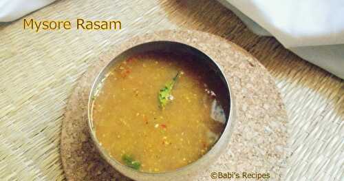 Mysore Rasam  | Mysore Lentils Soup | Rasam Recipe