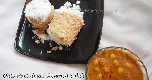 Oats Puttu (Oats Steamed cake) | Diabetic Friendly recipe | Step by step Pictures