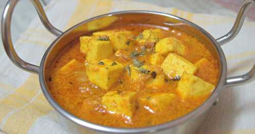 Paneer Makhani | Side Dish for Roti /Indian Flat Breads