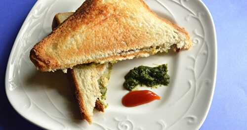 Potato Sandwich | Bombay Sandwich | Easy Breakfast recipe 