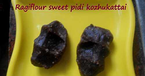 Ragi / Finger millet Flour Sweet Pidi Kozhukattai |  Easy and Healthy Kozhukattai