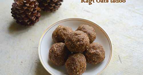 Ragi-Oats Ladoo | No sugar energy balls