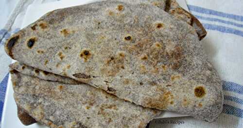 Ragi-Wheat chappathi | Indian flat bread