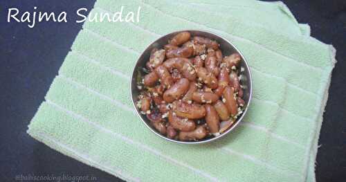 Rajma Sundal |  Helathy Recipe