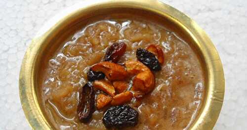  Red Rice Flakes Coconut Milk Pudding / Aval Payasam  With Jaggery | Payasam Recipe