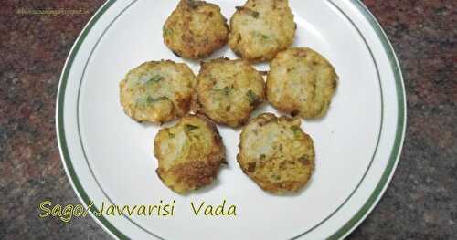 Sago Vada / Fritters | Easy snack for kids