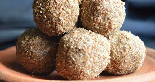 Sesame & Beaten rice Balls | Ellu & Aval Laddu with Coconut sugar | Diabetic friendly Recipe | Low GI index sweet
