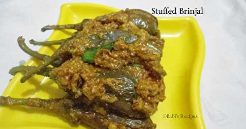 Stuffed Brinjal / Egg plant |  Bharli Vangi | Eggplant Recipe