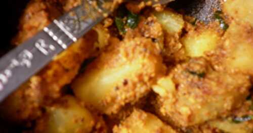 Sweet potato Masiyal with coconut | Side dish for rice