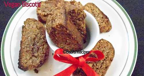 Vegan Biscotti - Wheat Almond Biscotti