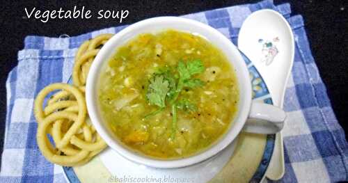 Vegetable Soup | Easy Soup Recipe