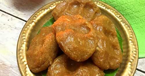 Wheat flour sweet pidi kozhukattai 
