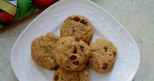 Whole wheat choc chips cookies