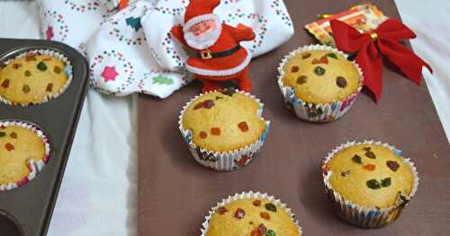 Eggless Tutti Fruity Muffins | Multi Grained Muffins | Christmas Bakes