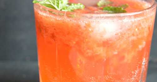 Strawberry Mojito | Non Alcoholic Mojito | Summer Drink