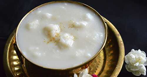 Paal Kozhukattai | Rice Flour Balls cooked in Sweetened Coconut milk