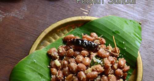 Peanut Sundal | Verkadalai Sundal