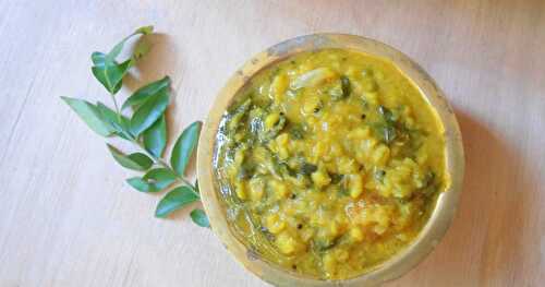 Keerai Kootu | Spinach and Moong Dal Recipe | Step by Step Recipe