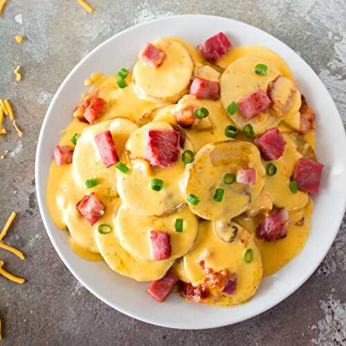 Au Gratin Potatoes with Diced Ham Recipe