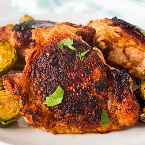 Balsamic Chicken Thighs (Pan Fried)