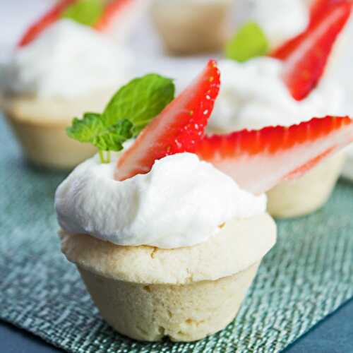 Strawberry Shortcake Cookie Cups