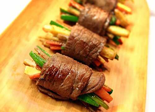 Top Sirloin Teriyaki Steak Rolls Recipe