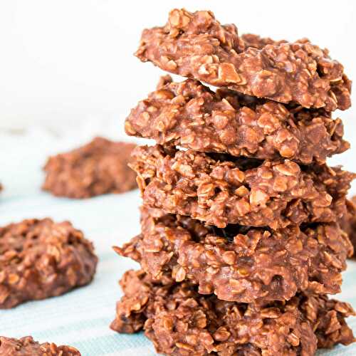 Chocolate Oatmeal No Bake Cookies (without peanut butter)