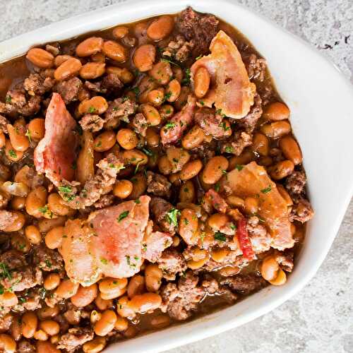 Baked Beans with Ground Beef and Bacon